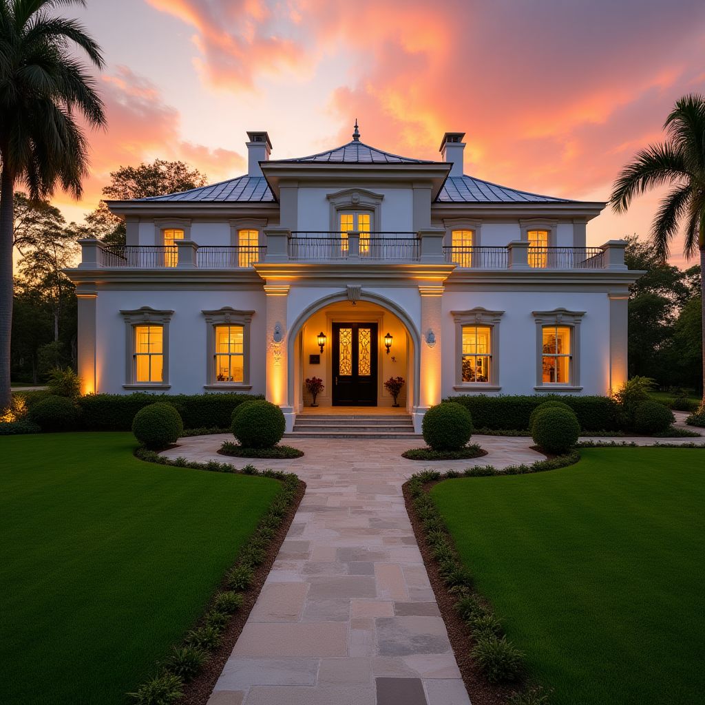 Colonial mansion restoration